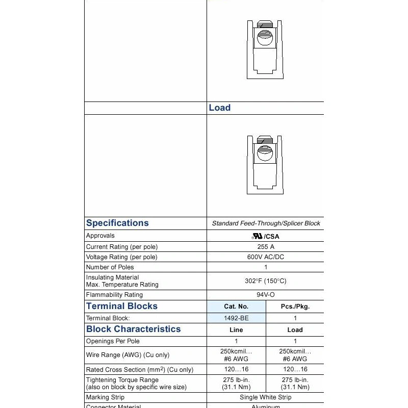 1492 силовой блок Rockwell Automation 1492-BE