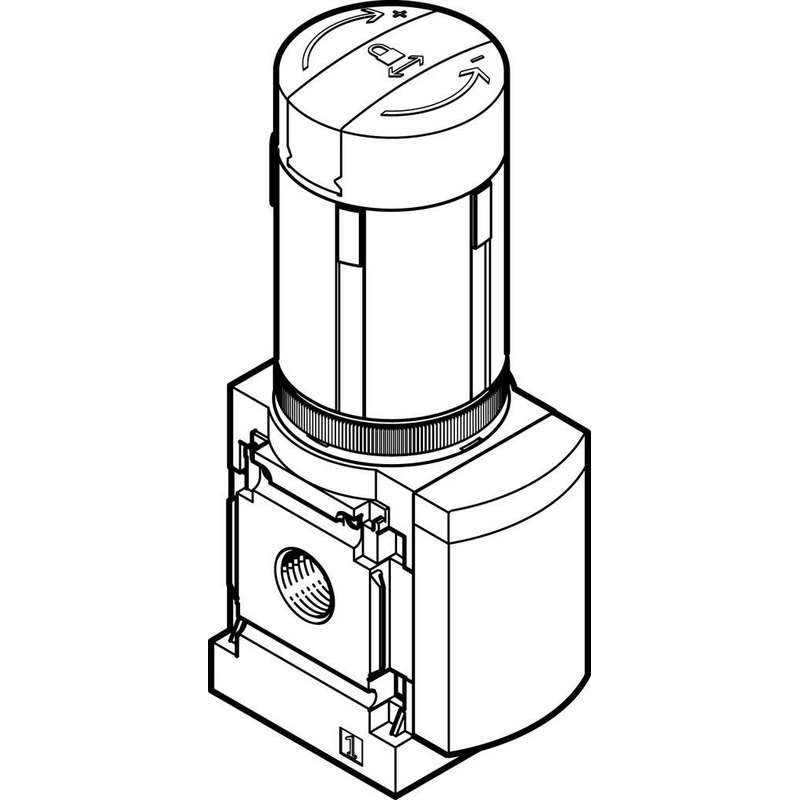 Festo MS4-LRB-1/4-D6-VS-AS-Z