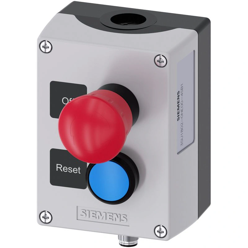 Кнопки и индикаторы в корпусе для подключения к SIMATIC ET 200 Siemens 3SU1802-0NE00-4SB1
