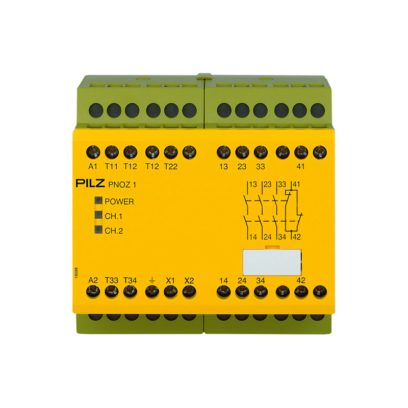 Контроль E-STOP, защитных ворот, световых барьеров Pilz 775630